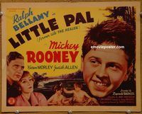 d847 HEALER vintage movie title lobby card R30s Ralph Bellamy, Mickey Rooney