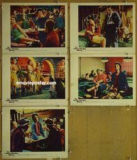 e568 HELEN MORGAN STORY 5 vintage movie lobby cards '57 Paul Newman