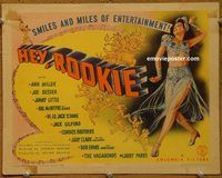 d850 HEY ROOKIE vintage movie title lobby card '43 Ann Miller, Joe Besser