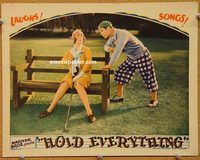 d310 HOLD EVERYTHING vintage movie lobby card '30 golf, Joe E. Brown!