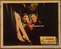 d378 KILL THE UMPIRE vintage movie lobby card '50 William Bendix, baseball!