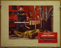 d381 KISS TOMORROW GOODBYE vintage movie lobby card #4 '50 James Cagney kills