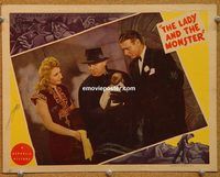 d387 LADY & THE MONSTER vintage movie lobby card '44 Erich von Stroheim