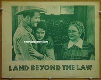 d391 LAND BEYOND THE LAW vintage movie lobby card R43 Dick Foran