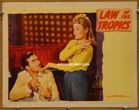 d395 LAW OF THE TROPICS vintage movie lobby card '41 Constance Bennett