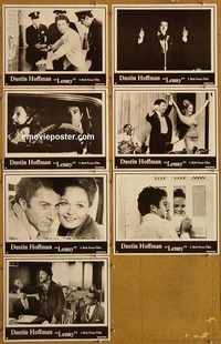 e774 LENNY 7 vintage movie lobby cards '74 Dustin Hoffman, Perrine, Fosse