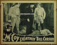 d402 LIGHTNIN' BILL CARSON vintage movie lobby card '36 Tim McCoy western!