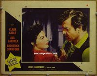 d409 LONE STAR vintage movie lobby card #5 '51 Clark Gable, Ava Gardner