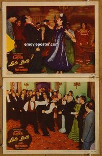 e168 LULU BELLE 2 vintage movie lobby cards '48 sexy Dorothy Lamour!