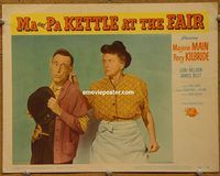 d422 MA & PA KETTLE AT THE FAIR vintage movie lobby card #8 '52 Marjorie Main