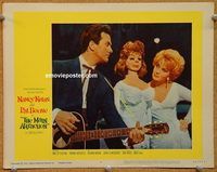 d424 MAIN ATTRACTION vintage movie lobby card #3 '62 Pat Boone & ugly dummy!