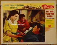 d429 MAN FROM THE ALAMO vintage movie lobby card #7 '53 Glenn Ford,Boetticher