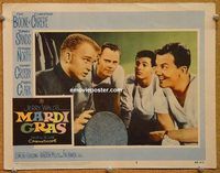 d437 MARDI GRAS vintage movie lobby card #5 '58 Pat Boone, Gary Crosby