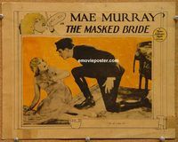 d439 MASKED BRIDE vintage movie lobby card '25 Mae Murray, Francis Bushman