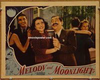 d446 MELODY & MOONLIGHT vintage movie lobby card '40 Jerry Colonna