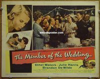 d447 MEMBER OF THE WEDDING vintage movie lobby card '53 Fred Zinnemann