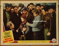 d448 MEN OF BOYS TOWN vintage movie lobby card '41 Spencer Tracy, Rooney