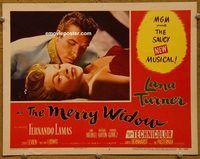 d449 MERRY WIDOW vintage movie lobby card #8 '52 sexy Lana Turner, Lamas