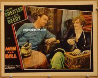 d451 MIN & BILL vintage movie lobby card '30 Marie Dressler, Wallace Beery