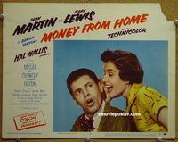 d455 MONEY FROM HOME vintage movie lobby card #8 '54 Jerry Lewis, Miller