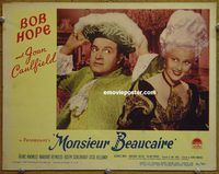 d456 MONSIEUR BEAUCAIRE vintage movie lobby card #5 '46 Bob Hope, Caulfield