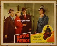 d459 MOTOR PATROL vintage movie lobby card #7 '50 Don Castle, Jane Nigh