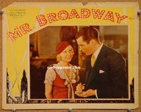 d463 MR BROADWAY vintage movie lobby card '33 Ed Sullivan signs autograph!