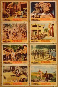 e874 MY SON THE HERO 8 vintage movie lobby cards '63 sword & sandal!