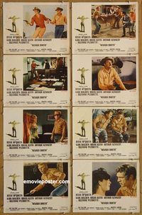 e875 NEVADA SMITH 8 vintage movie lobby cards '66 Steve McQueen, Karl Malden