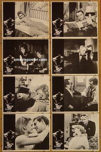 e877 NO WAY TO TREAT A LADY 8 vintage movie lobby cards '68 Rod Steiger