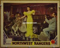 d486 NORTHWEST RANGERS vintage movie lobby card '42 Patricia Dane singing!