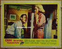 d489 ODDS AGAINST TOMORROW vintage movie lobby card #5 '59 Ryan, Grahame