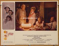 d493 ON GOLDEN POND vintage movie lobby card #1 '81 Hepburn, Henry Fonda