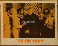 d495 ON THE TOWN vintage movie lobby card #3 R62 Gene Kelly, Frank Sinatra