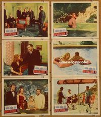 e688 OPERATION X 6 vintage movie lobby cards '50 Robinson, Cummins