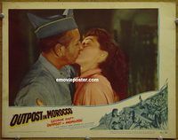 d500 OUTPOST IN MOROCCO vintage movie lobby card #2 '49 George Raft, Windsor