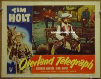 d501 OVERLAND TELEGRAPH vintage movie lobby card #8 '51 Gail Davis