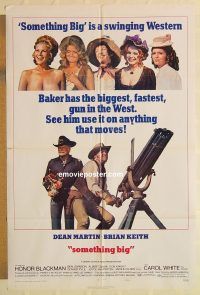 h059 SOMETHING BIG one-sheet movie poster '71 Dean Martin, Brian Keith