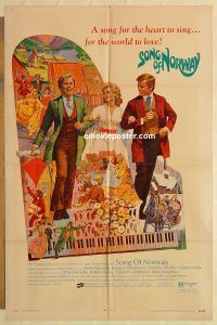 h066 SONG OF NORWAY one-sheet movie poster '70 Florence Henderson