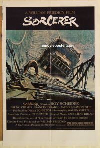 h070 SORCERER style B one-sheet movie poster '77 William Friedkin