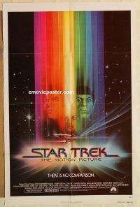 h083 STAR TREK advance one-sheet movie poster '79 Shatner, Bob Peak art!