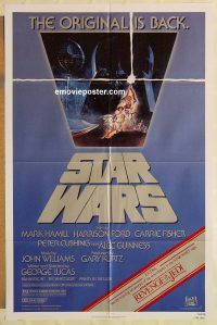 h085 STAR WARS 1sh movie poster R82 George Lucas, Harrison Ford