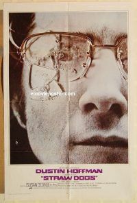 h098 STRAW DOGS int'l one-sheet movie poster '72 classic poster image!