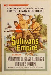 h111 SULLIVAN'S EMPIRE one-sheet movie poster '67 Martin Milner, Gulager