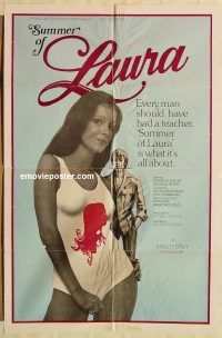 h113 SUMMER OF LAURA one-sheet movie poster '76 Marsha Moon, sexploitation!