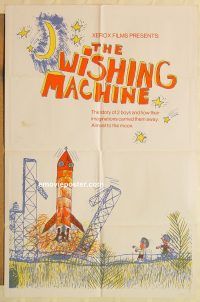 h287 WISHING MACHINE one-sheet movie poster '67 Czech/French fantasy!