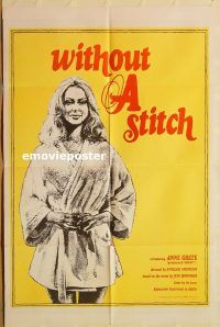 h289 WITHOUT A STITCH one-sheet movie poster '68 Danish sex!