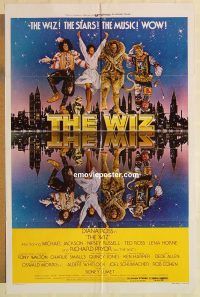 h292 WIZ one-sheet movie poster '78 Diana Ross, Michael Jackson, Pryor