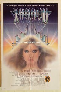 h301 XANADU one-sheet movie poster '80 Olivia Newton-John, Gene Kelly