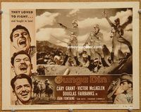 k083 GUNGA DIN movie lobby card #6 R54 Cary Grant, Victor McLaglen